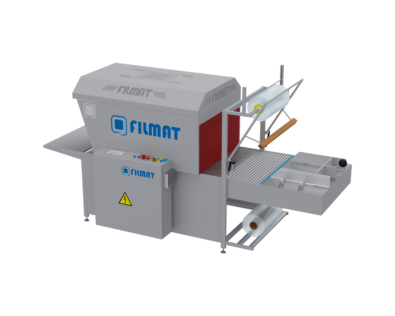 Linie pakowania półautomatycznego - folia POF półrękaw: LPR 10
